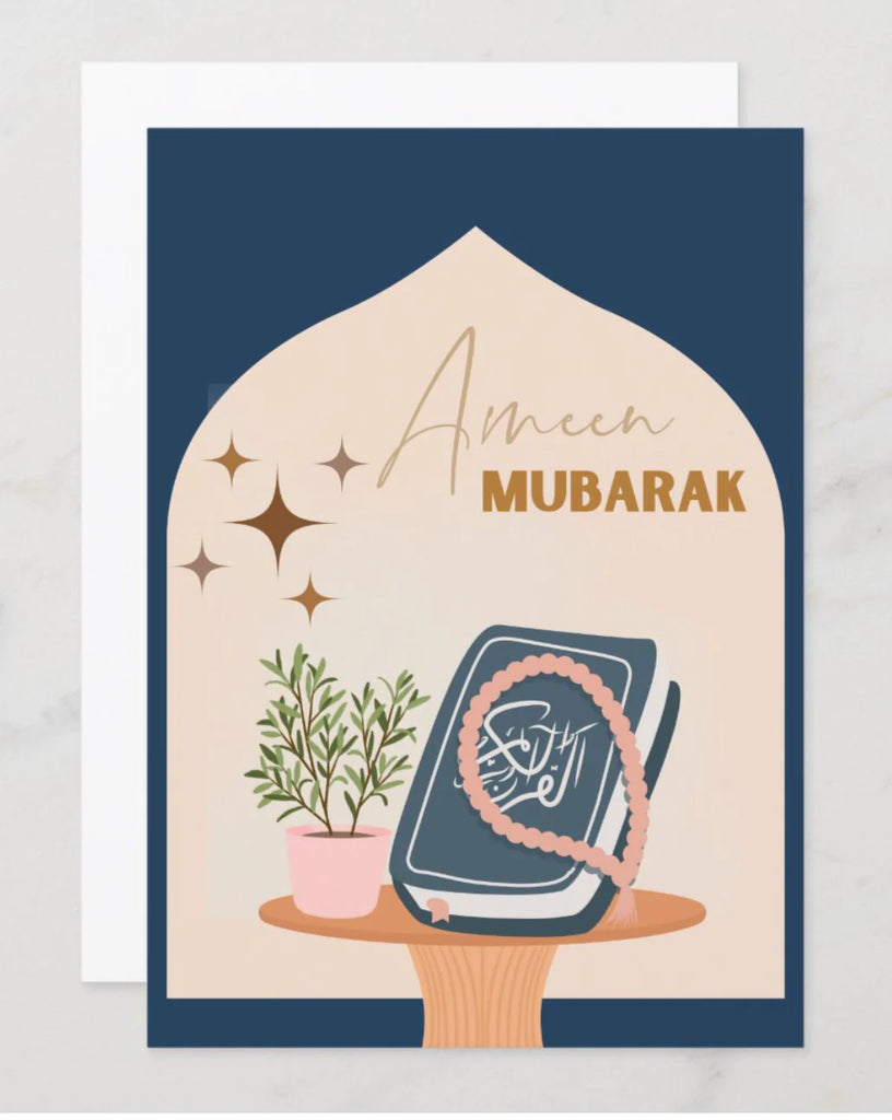 Modern Muslim Greeting Cards | 12 Cards | 12 Envelopes | 12 Stickers Ink Inspired Studio