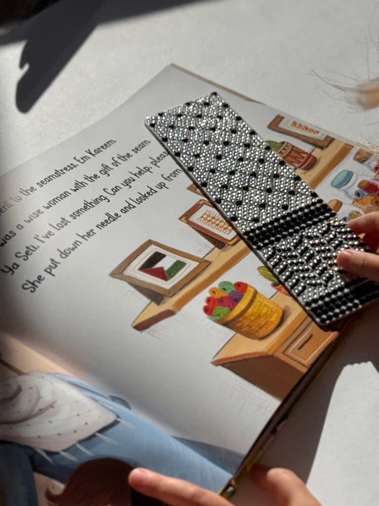 Kufiyyeh Acrylic Bookmark - Diamond Art Kit Kandeely