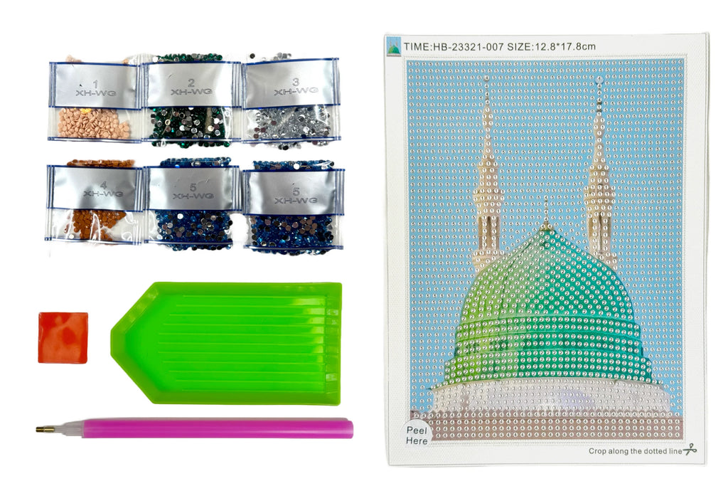 Masjid An-Nabawi - Diamond Art Kit Kandeely