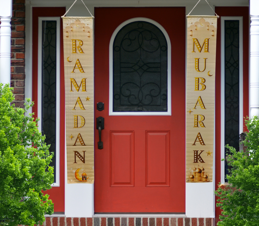 Ramadan Mubarak Door Porch Sign Set U-SHINE CRAFT CO.