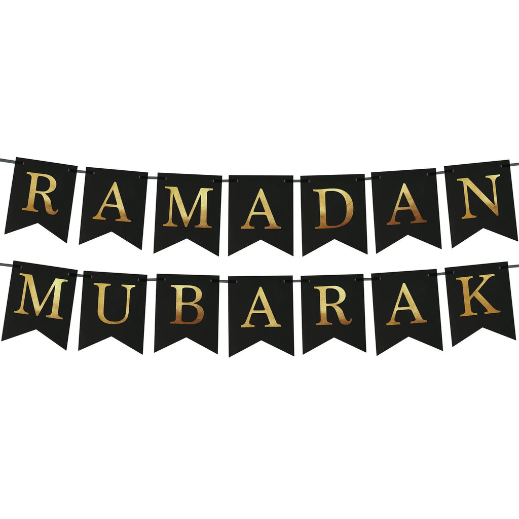 Ramadan Mubarak Fishtail Banner U-SHINE CRAFT CO.