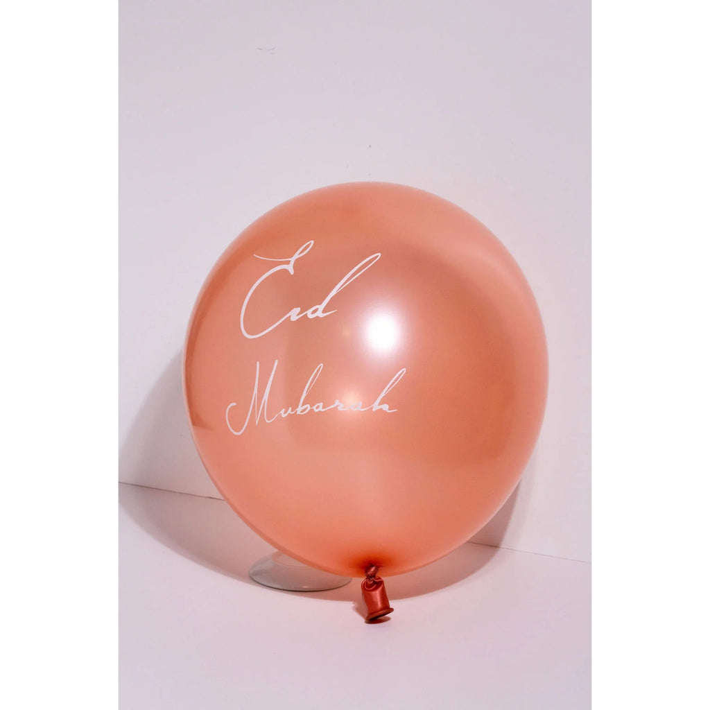 Eid Mubarak Double Sided Print Rose Gold Balloons U-SHINE CRAFT CO.