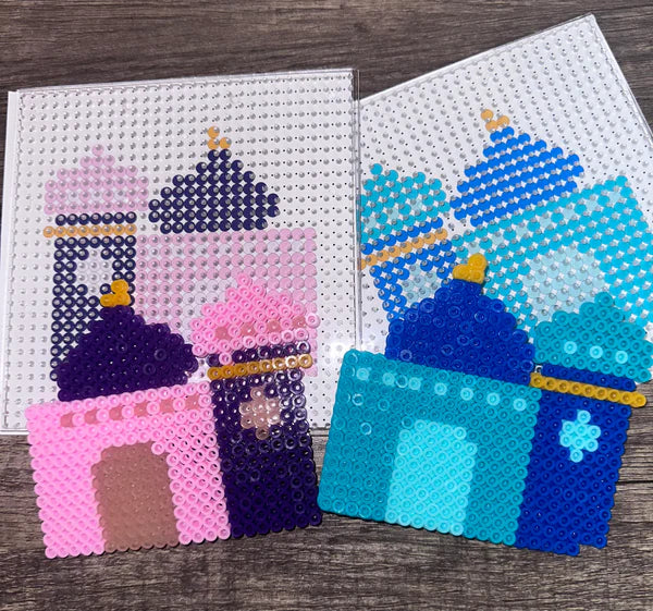 Pink Perler Mosque Kit LITTLE MUSLIM CRAFT