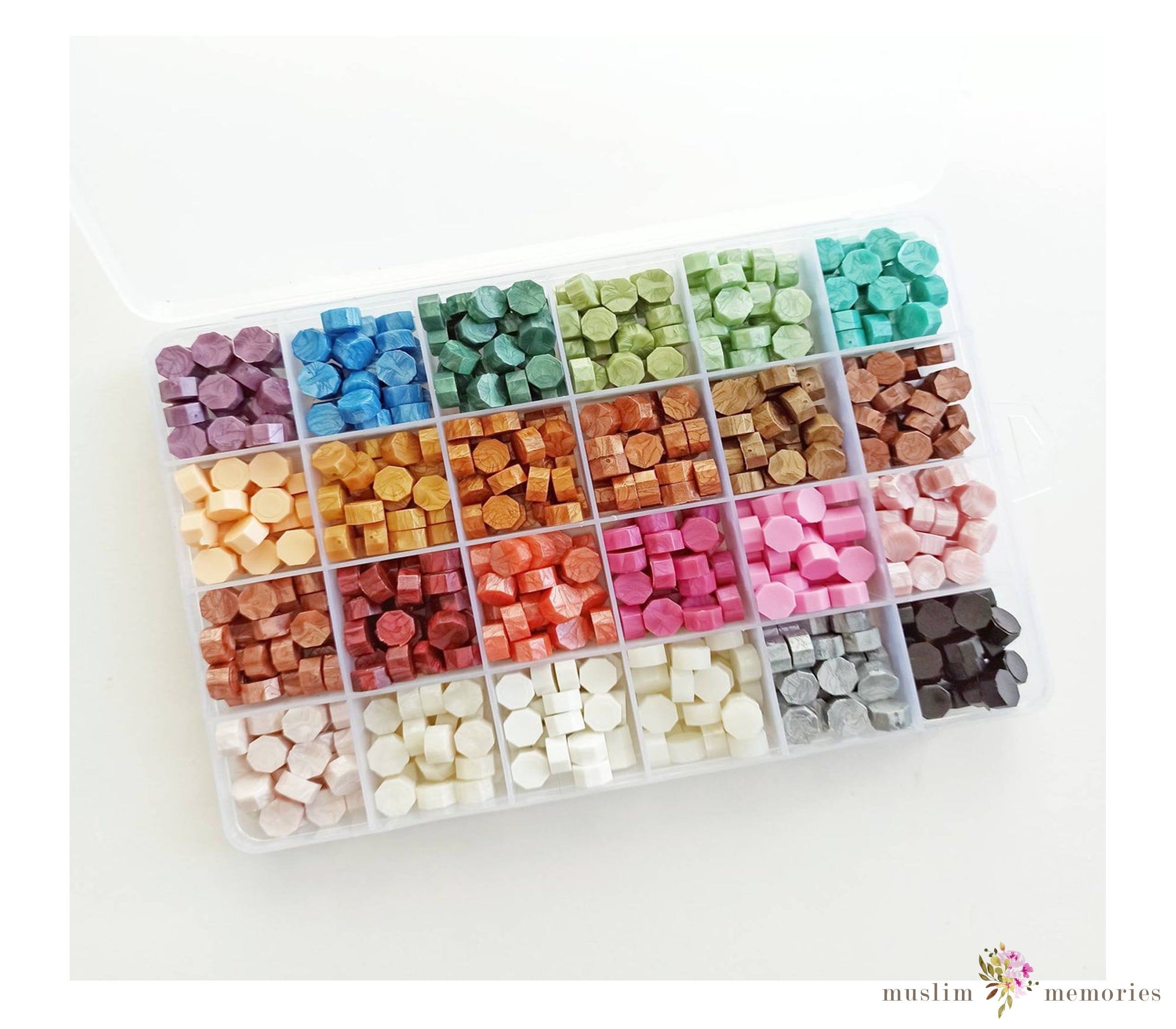600pcs Wax Beads Kit
