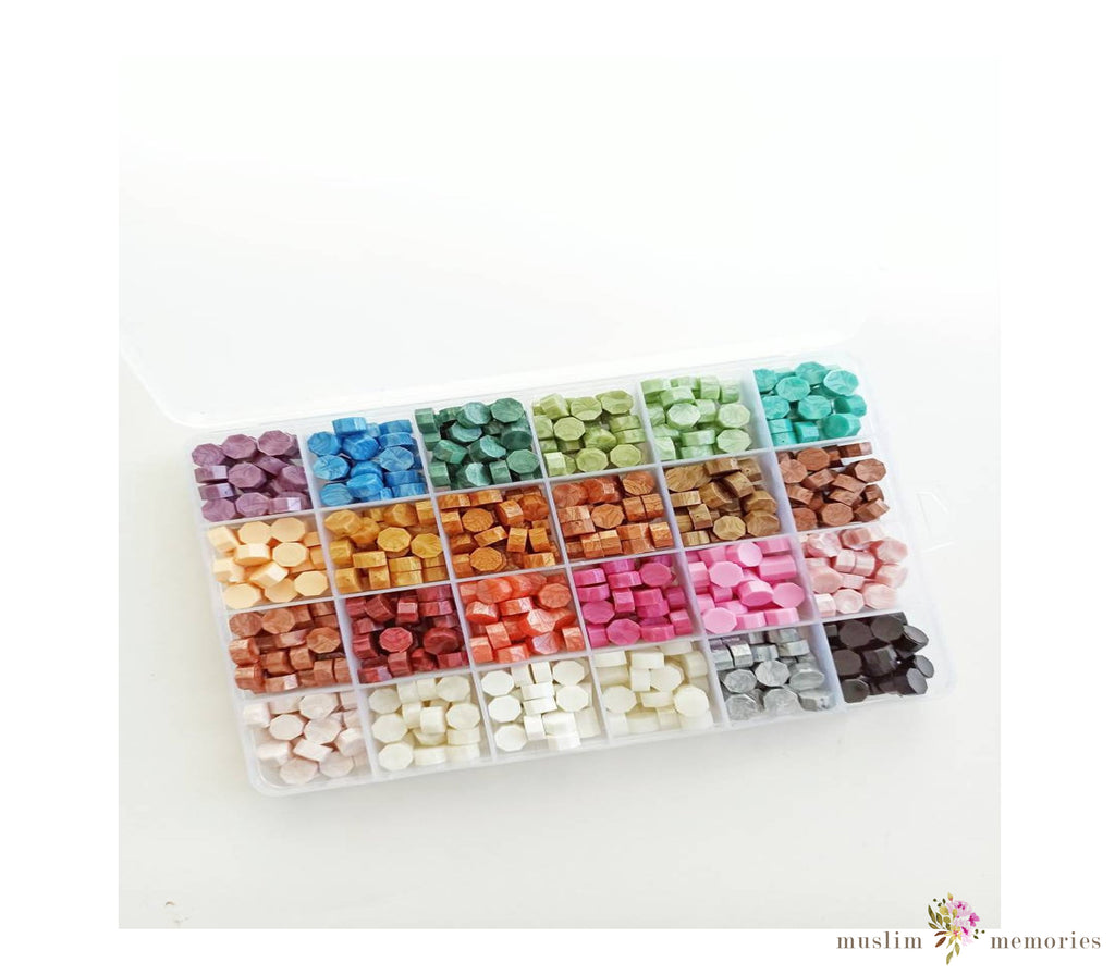 600pcs Wax Beads Kit Muslim Memories