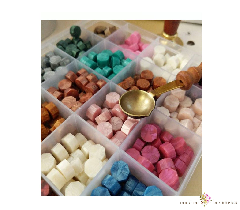 600pcs Wax Beads Kit Muslim Memories