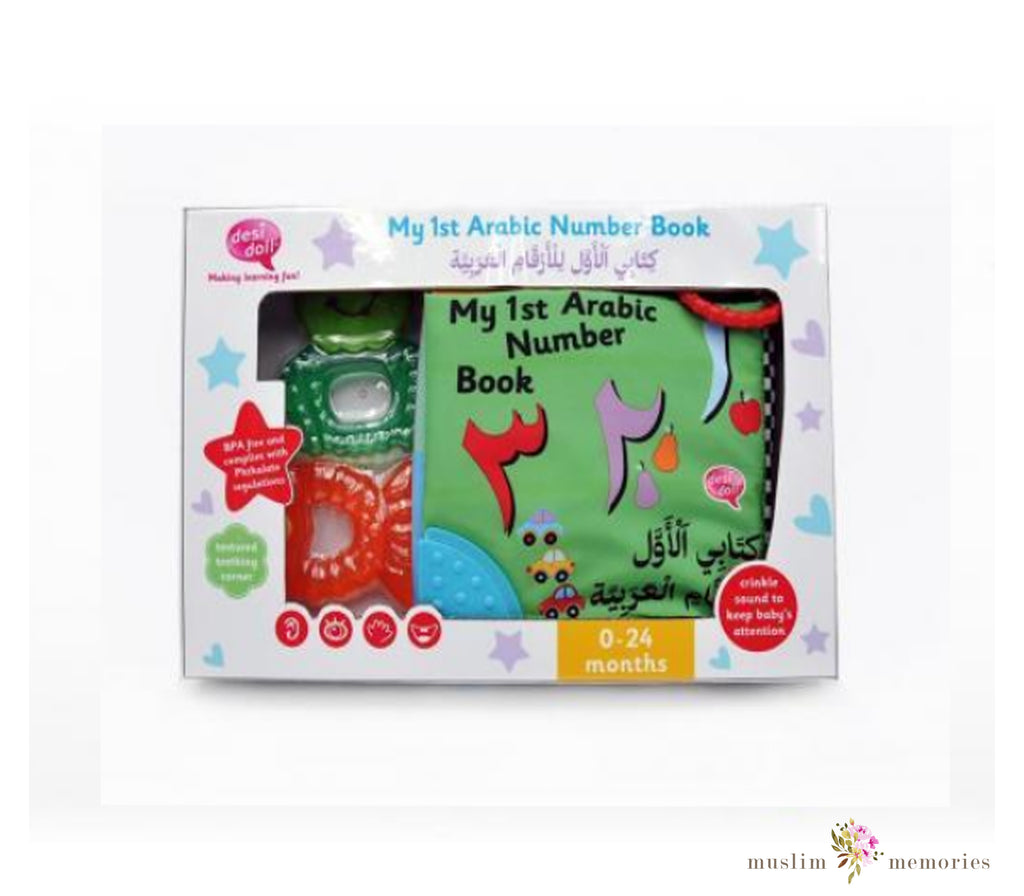 Arabic Numbers Soft Cloth Book By Desi Doll Desi Doll Company