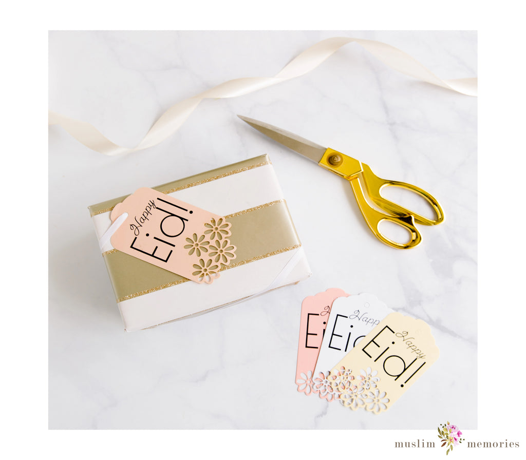 Lace 'Happy Eid' Tags Amasi Decor