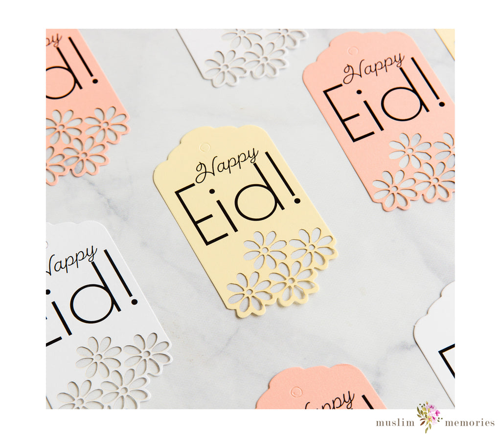 Lace 'Happy Eid' Tags Amasi Decor