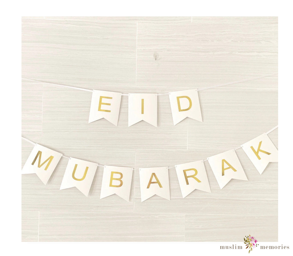 Eid Mubarak Fishtail Banner Amasi Decor
