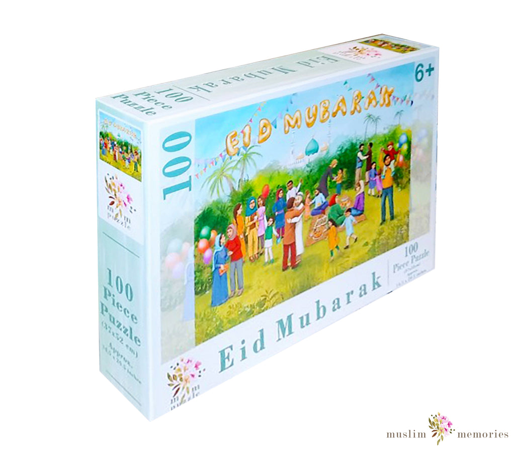 Ramadan and Eid Gift 100 Piece Puzzle For Children Muslim Memories