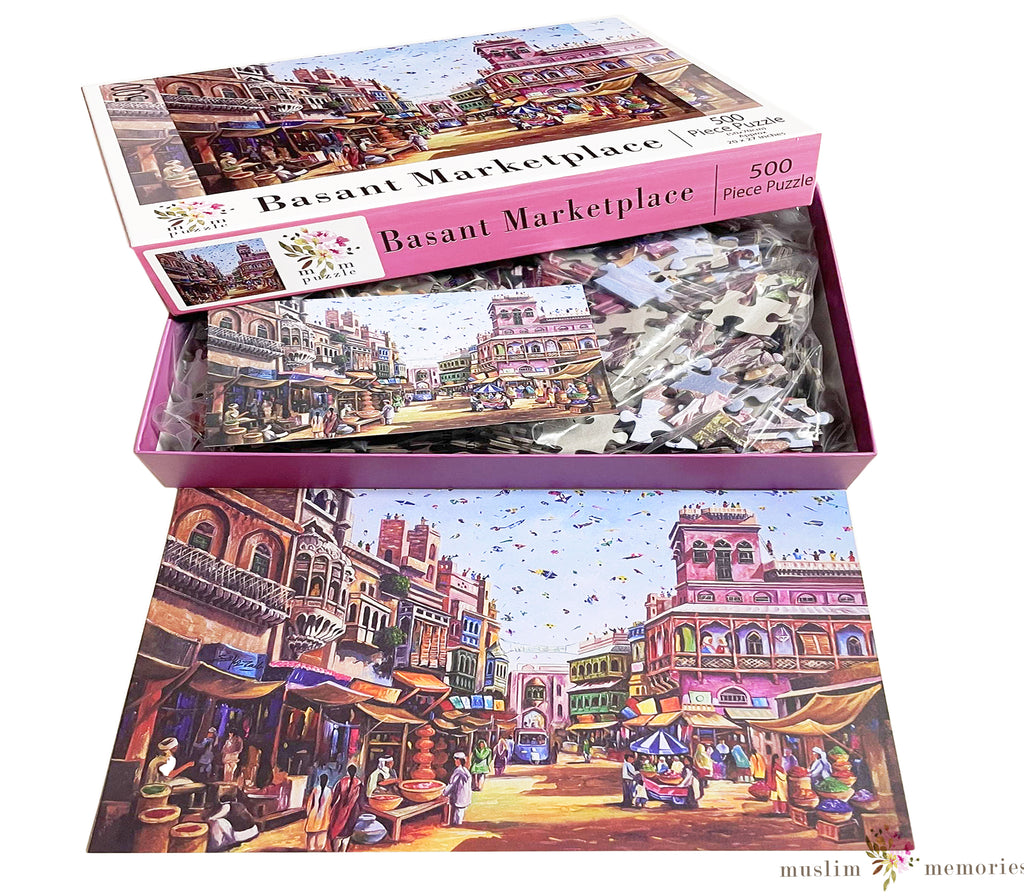 Islamic Puzzle Basant Marketplace 500 piece Muslim Memories