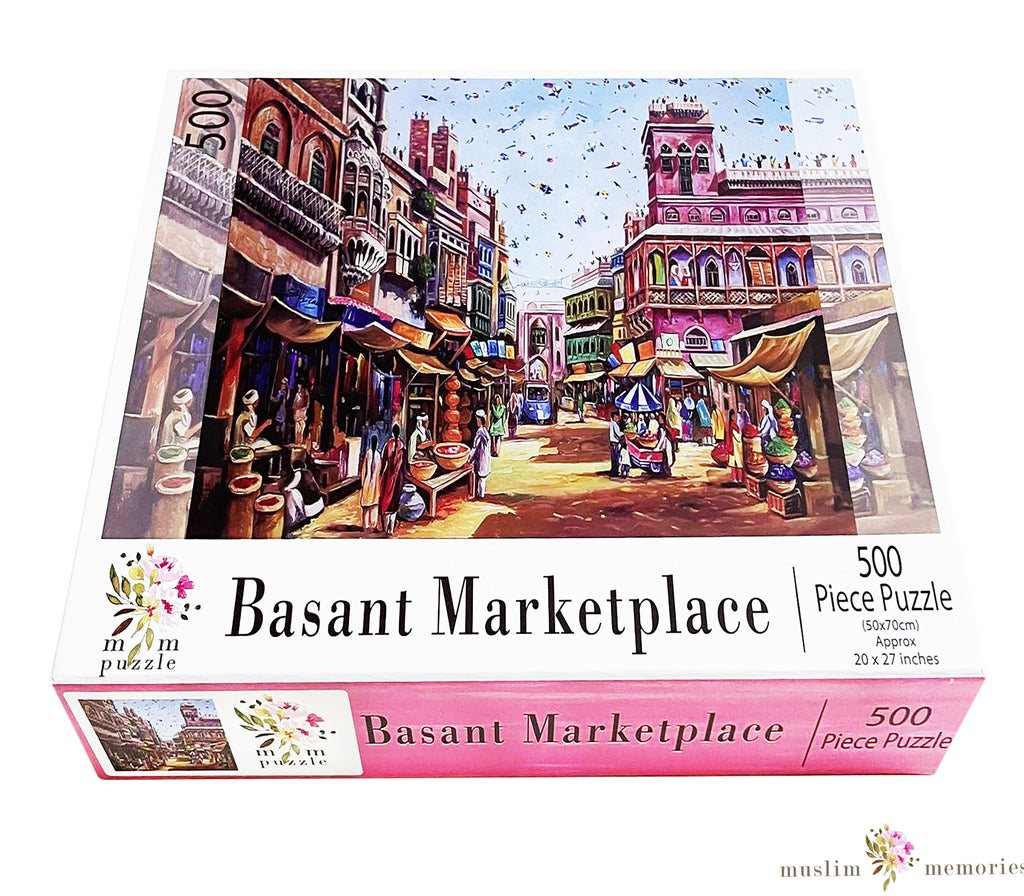 Islamic Puzzle Basant Marketplace 500 piece Muslim Memories