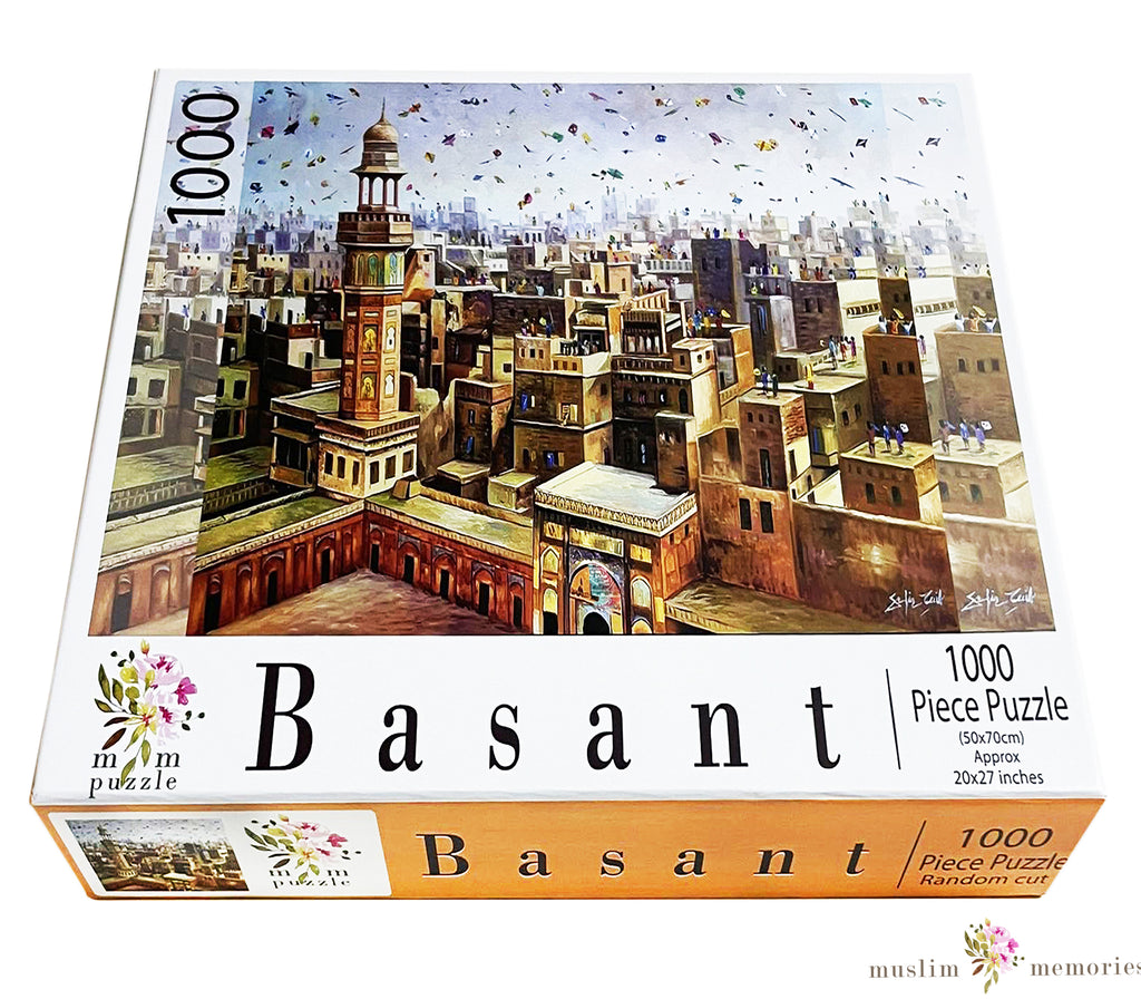 Basant Festival Jigsaw Puzzle 1000 Pieces of Colorful Fun Muslim Memories