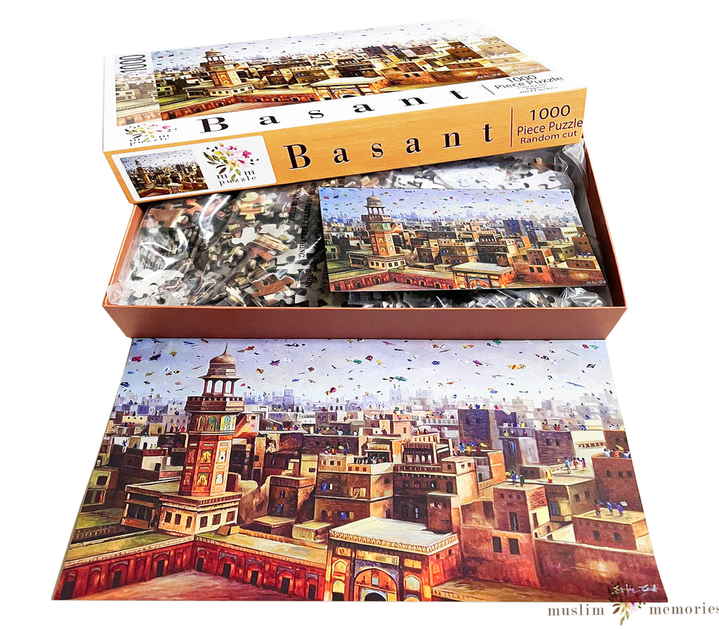 Basant Festival Jigsaw Puzzle 1000 Pieces of Colorful Fun Muslim Memories