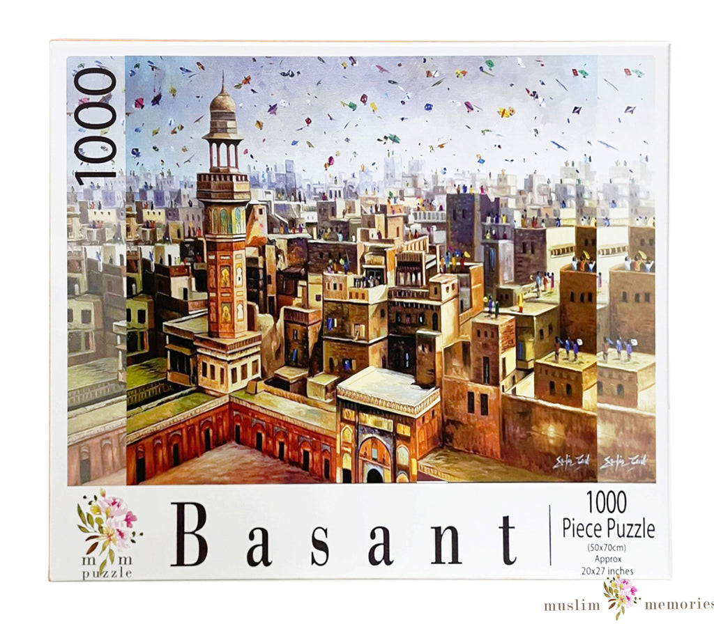 Basant Festival Jigsaw Puzzle 1000 Pieces of Colorful Fun Muslim Memories
