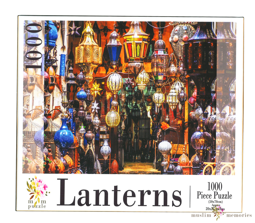 Moroccan Lamps: 1,000 Piece Puzzle Muslim Memories