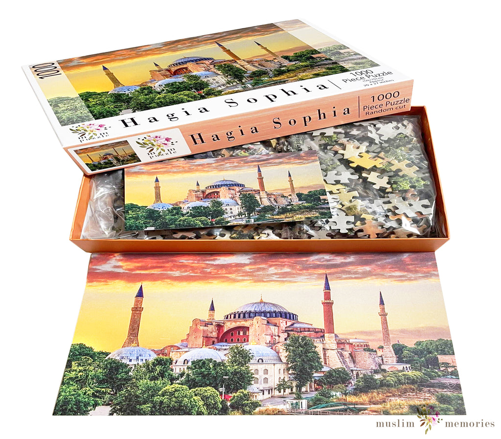 Islamic Puzzle The Magnificent Hagia Sophia A 1000 PC Set Muslim Memories