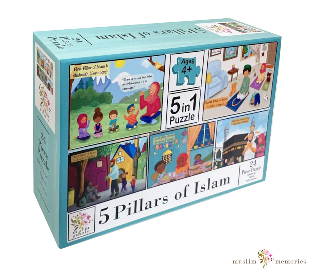 5 Islamic Puzzles Featuring The 5 Pillars Of Islam Muslim Memories