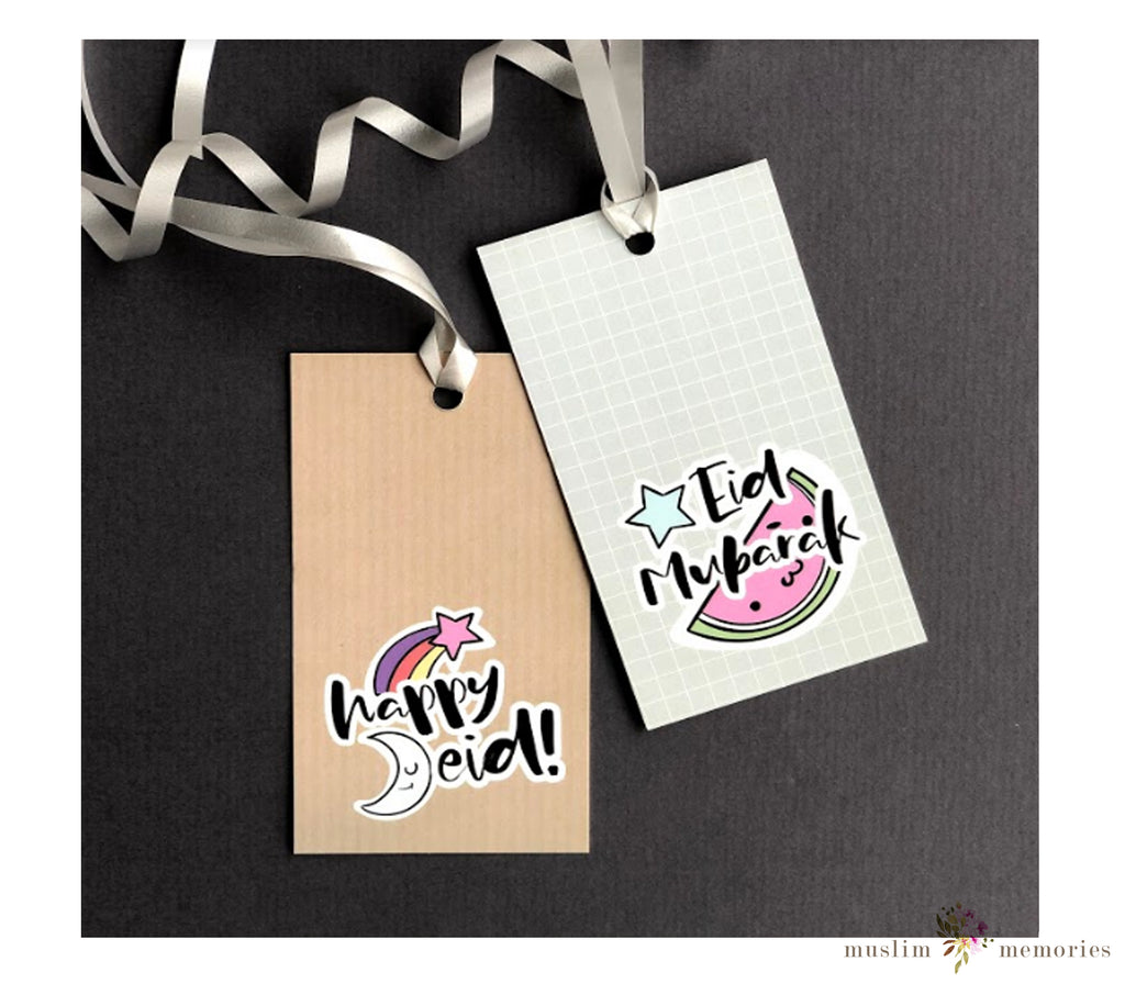 Eid Mubarak Gift Bag Tags Muslim Memories