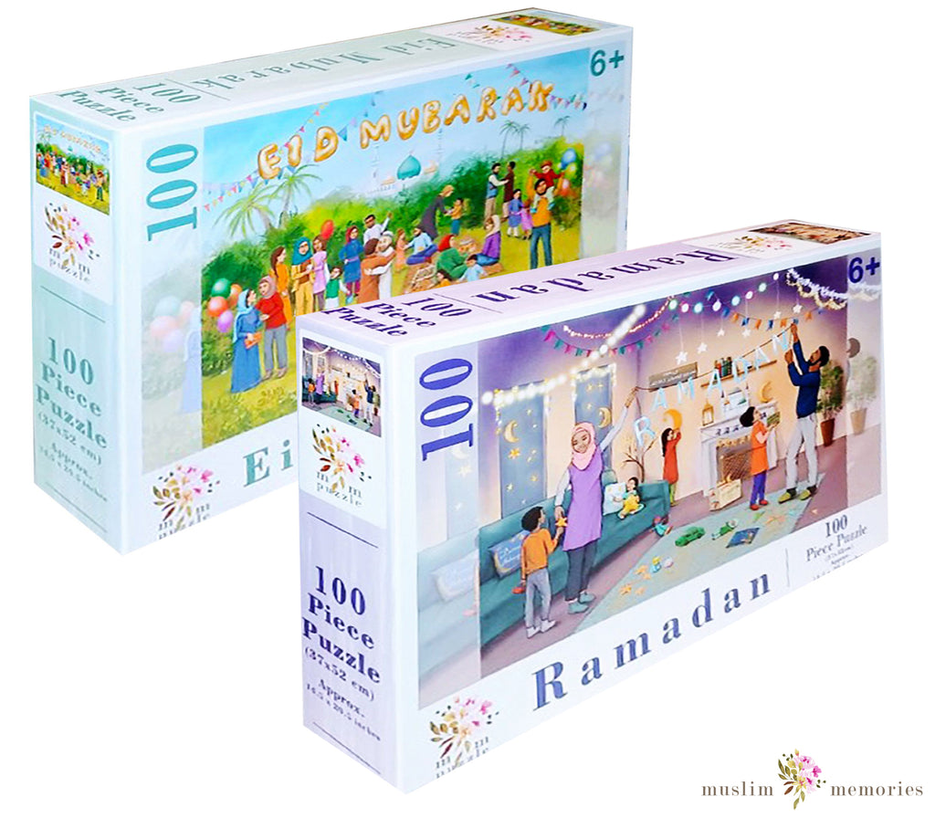 Ramadan & Eid 100 Piece Islamic Puzzles Bundle Muslim Memories