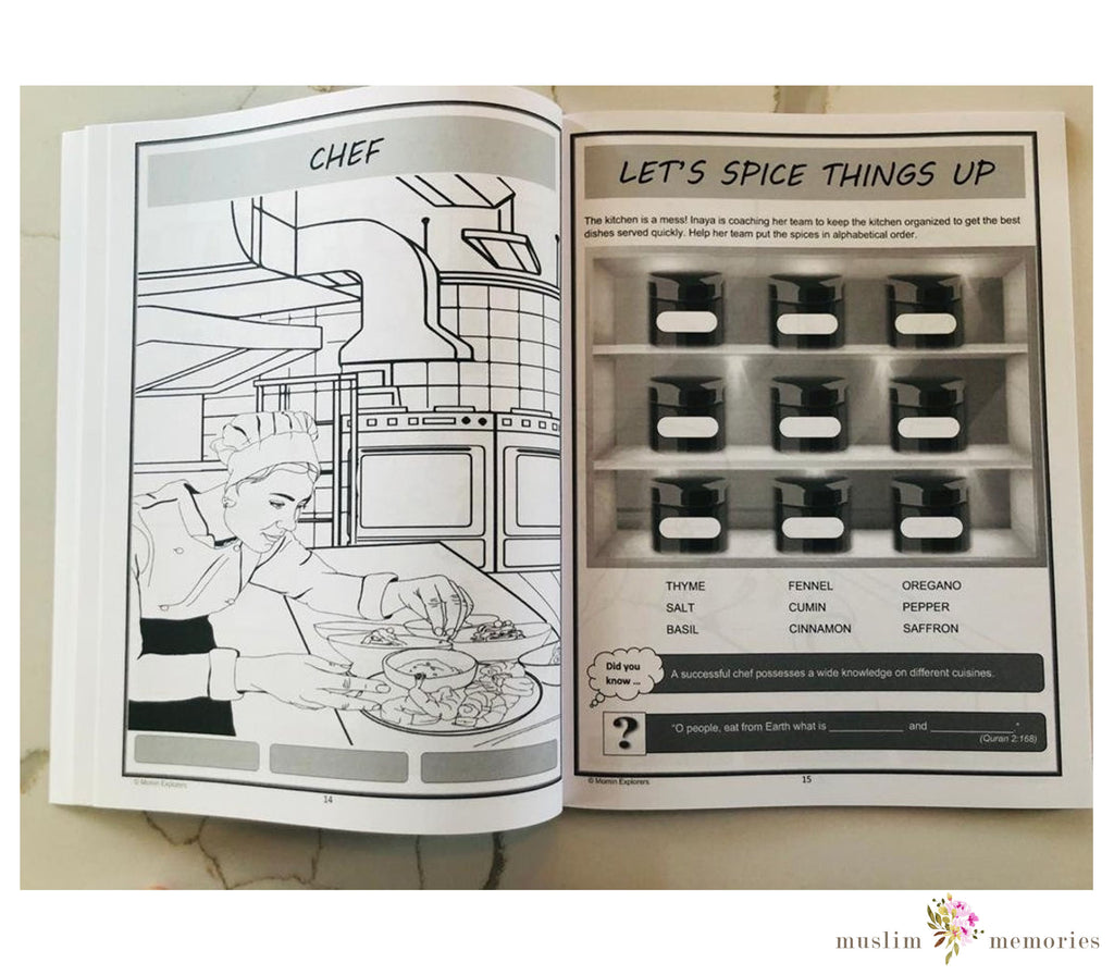 Muslim Girl Power Activity Book Muslim Memories