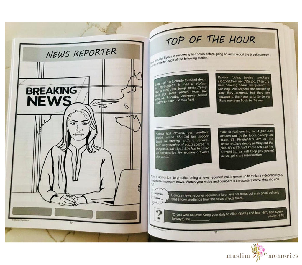 Muslim Girl Power Activity Book Muslim Memories