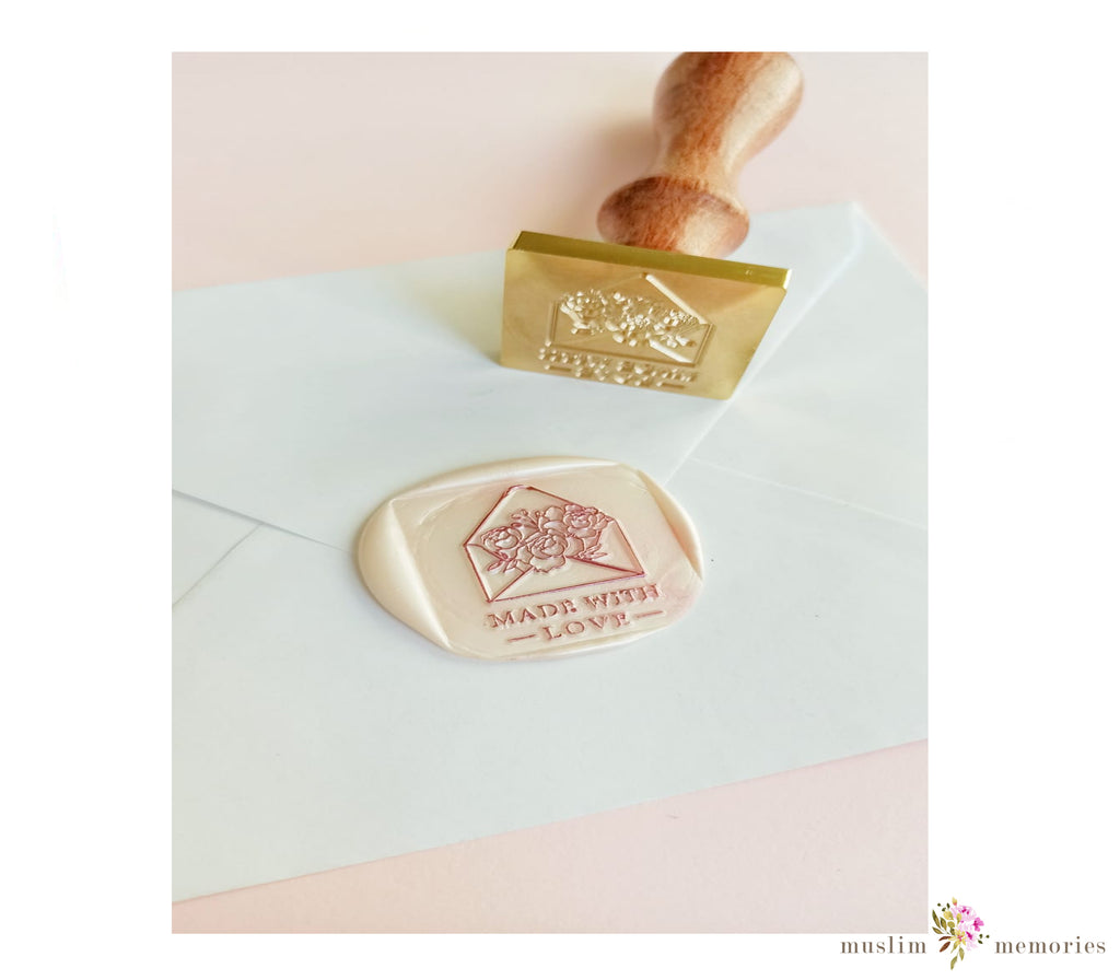 Islamic Stationary Kit Wax Seal Stamp, Sealing Stamp for Ramadan Eid gifts, Greeting cards and Envelop Muslim Memories