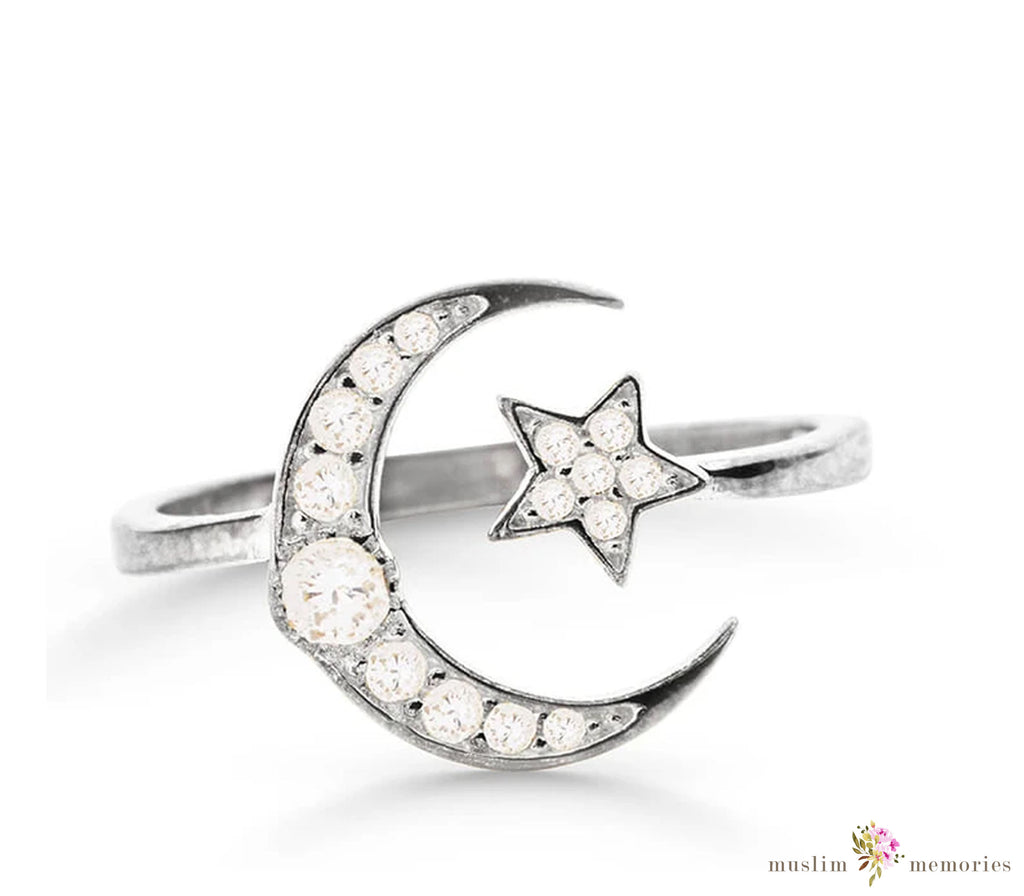 Star And Moon Ring Muslim Memories