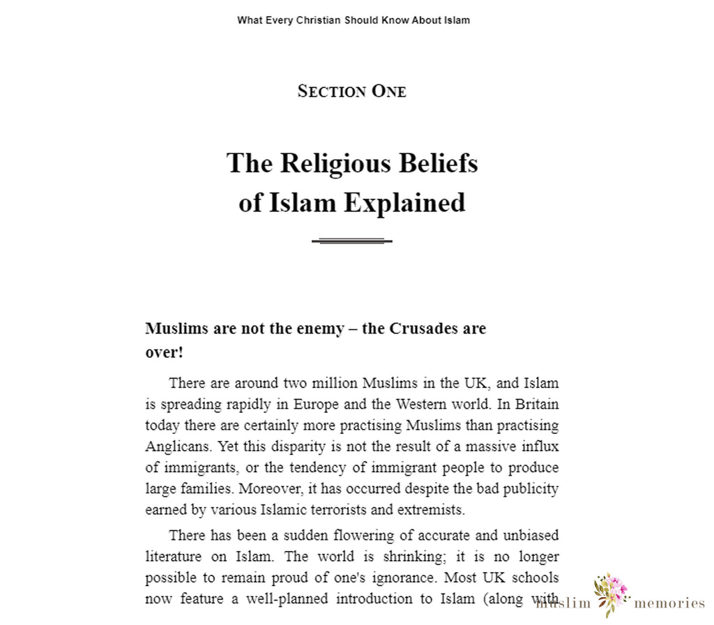 What Every Christian Should Know About Islam By Ruqaiyyah Waris Maqsood Muslim Memories