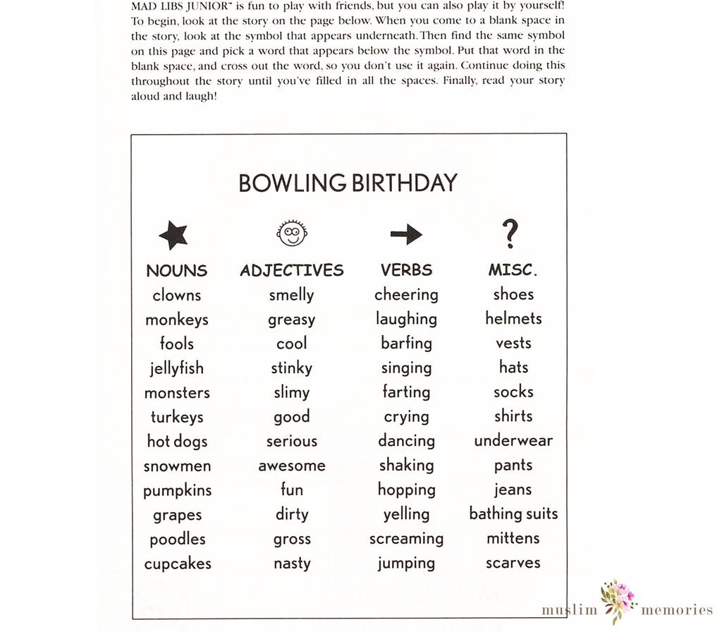 Sports Star Mad Libs Junior By Roger Price Muslim Memories