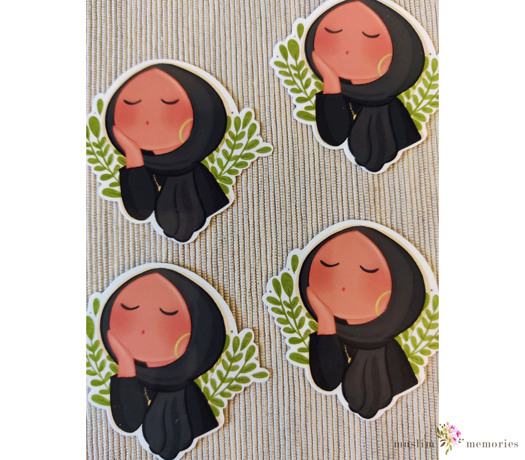 Islamic Sticker Set Featuring Hijabi's Muslim Memories