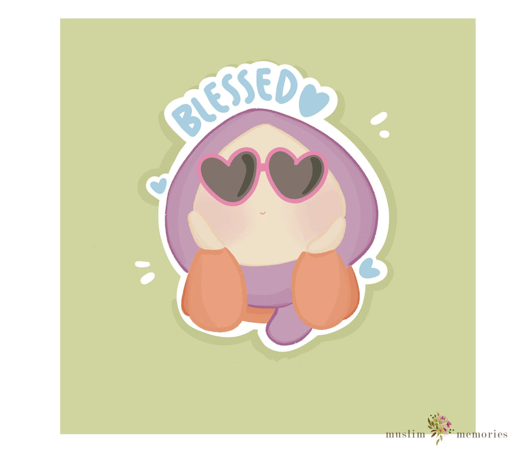 Islamic Sticker Set Featuring Hijabi's Muslim Memories