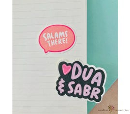 Islamic Quotes Stickers Set Muslim Memories