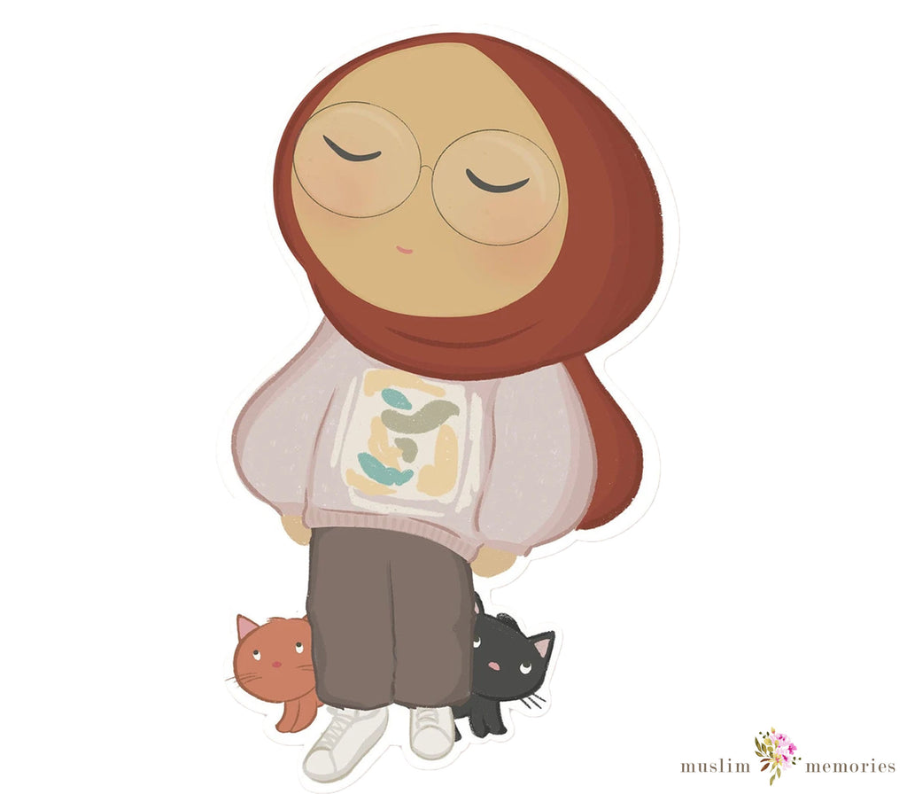 Islamic Sticker Set Featuring Hijabi's Muslim Memories