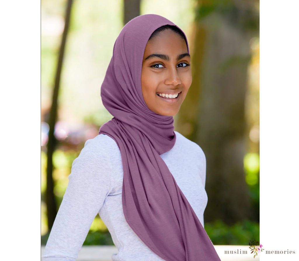 Kids' Effortless (Pre-Sewn) AMARANTH Hijab Muslim Memories