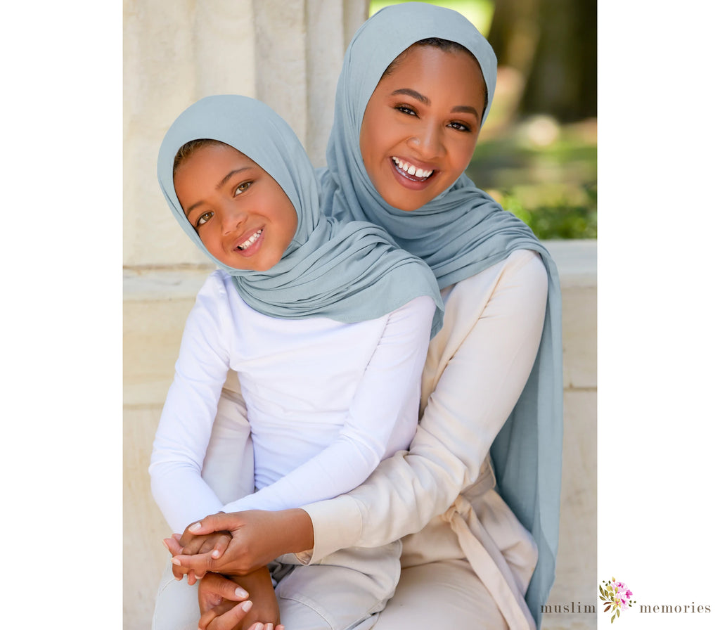 Mommy & Me Boxed Set PEARL BLUE Hijab Muslim Memories