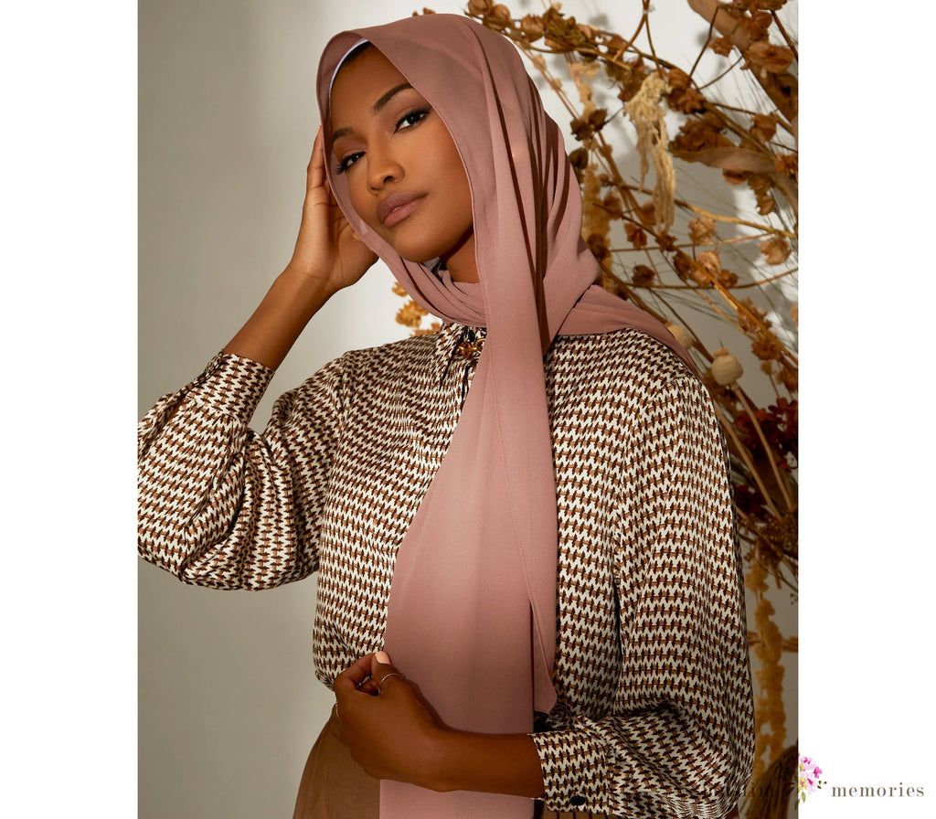 MAHOGANY Chiffon Hijab Muslim Memories