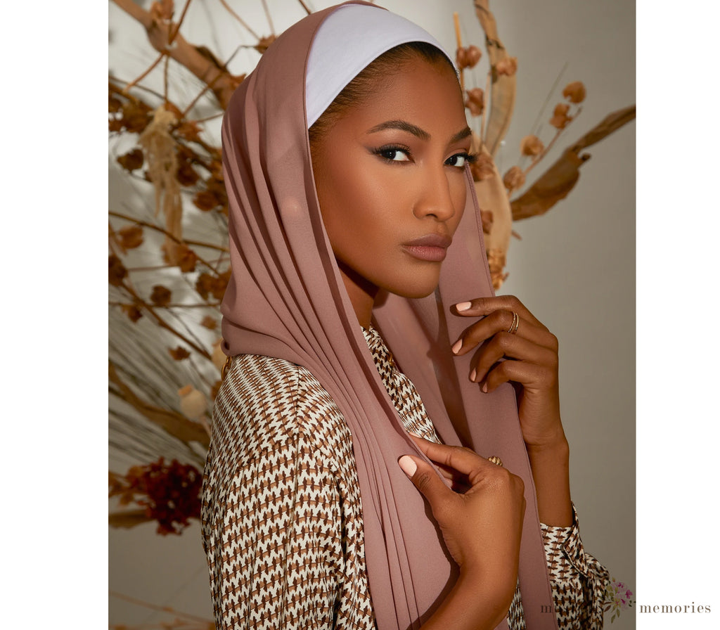 MAHOGANY Chiffon Hijab Muslim Memories