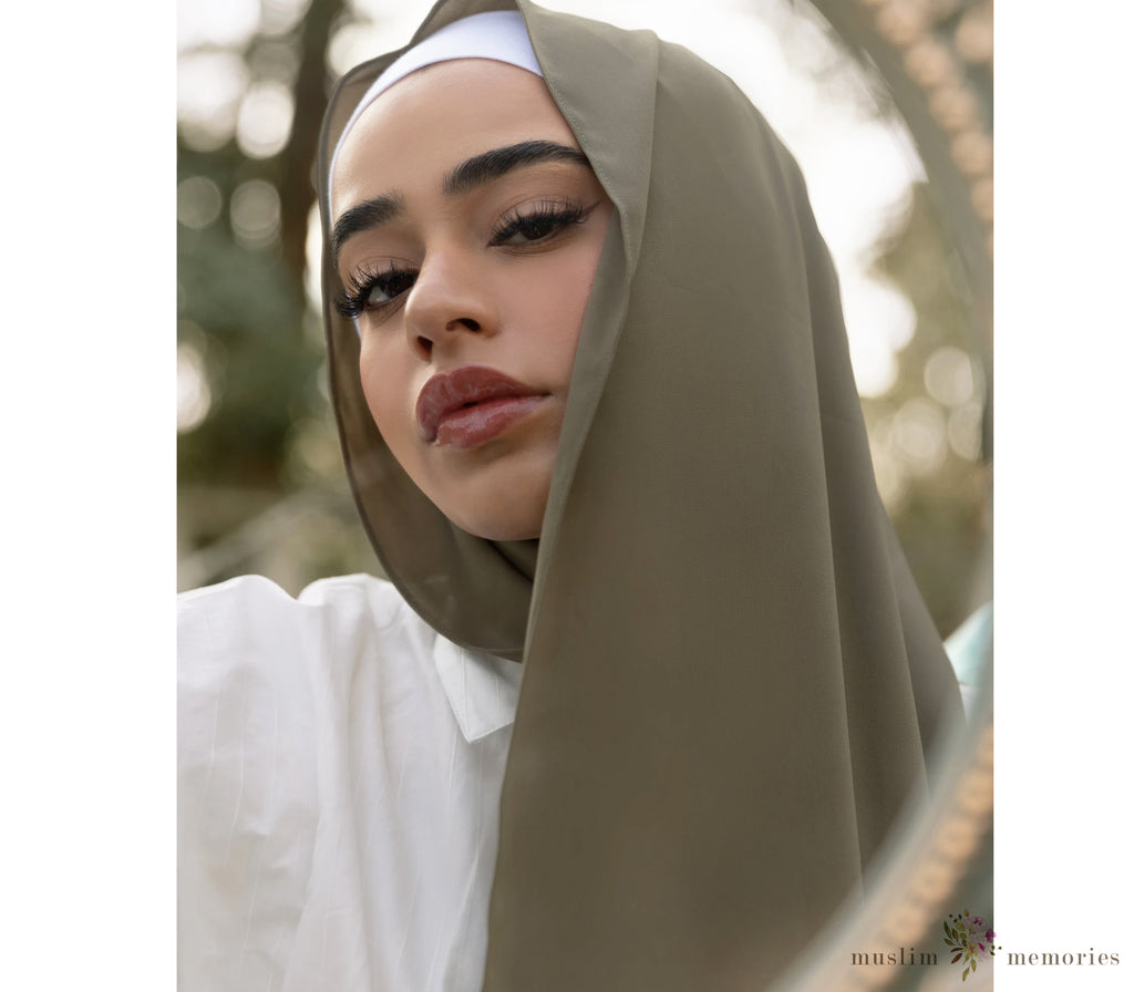 VETIVER Premium Chiffon Hijab Muslim Memories
