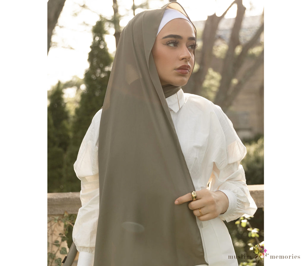 VETIVER Premium Chiffon Hijab Muslim Memories