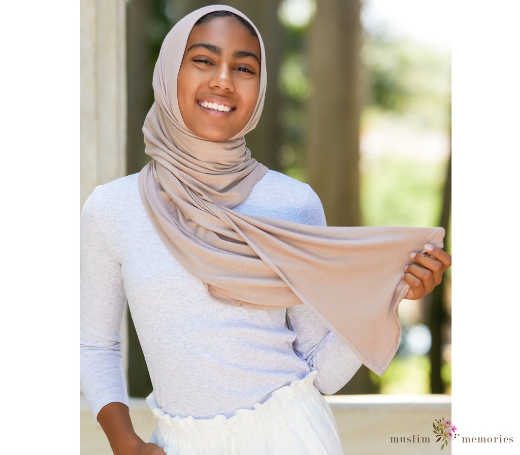 Kids' Effortless (Pre-Sewn) FAWN Hijab Muslim Memories