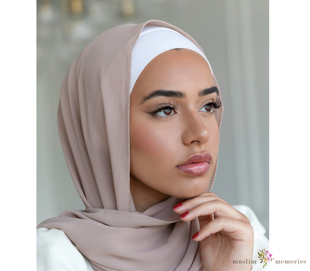 Cotton Underscarf White Muslim Memories