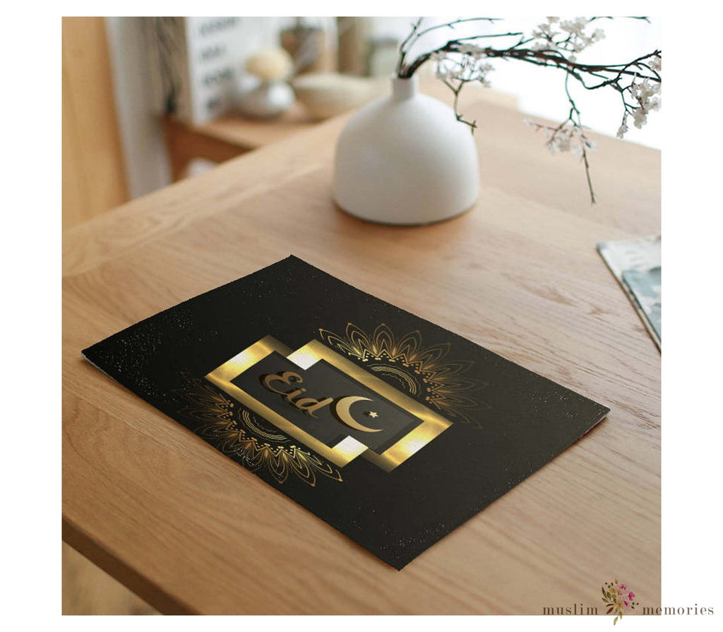 Eid Mubarak Linen Placemat Muslim Memories