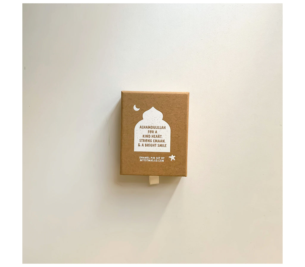 My1stMasjid Enamel Pin Gift Set Muslim Memories