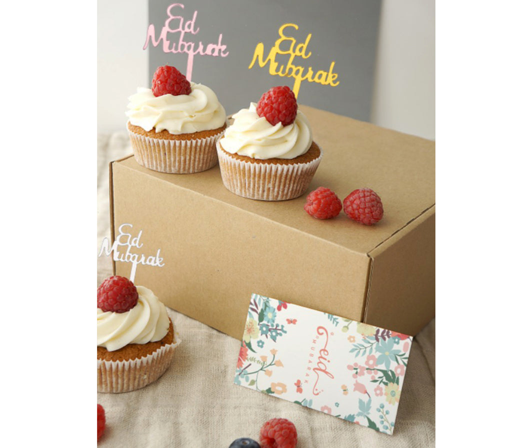 Eid Mubarak Acrylic Cupcake Toppers Muslim Memories