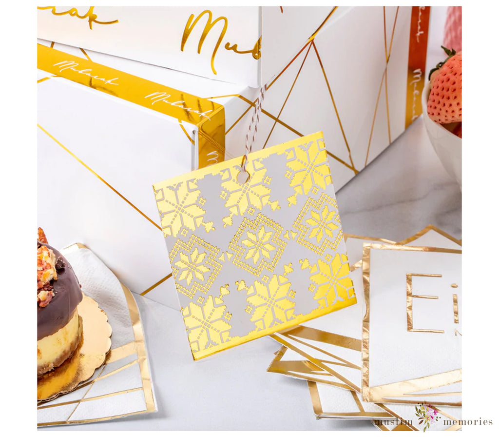 Tatreez Celebration Gift Tags (Set of 12) Amasi Decor