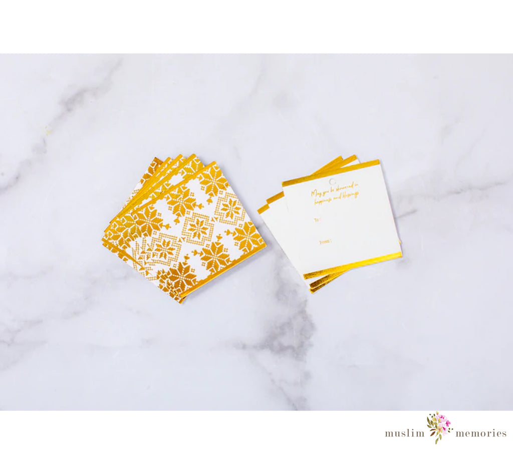 Tatreez Celebration Gift Tags (Set of 12) Amasi Decor
