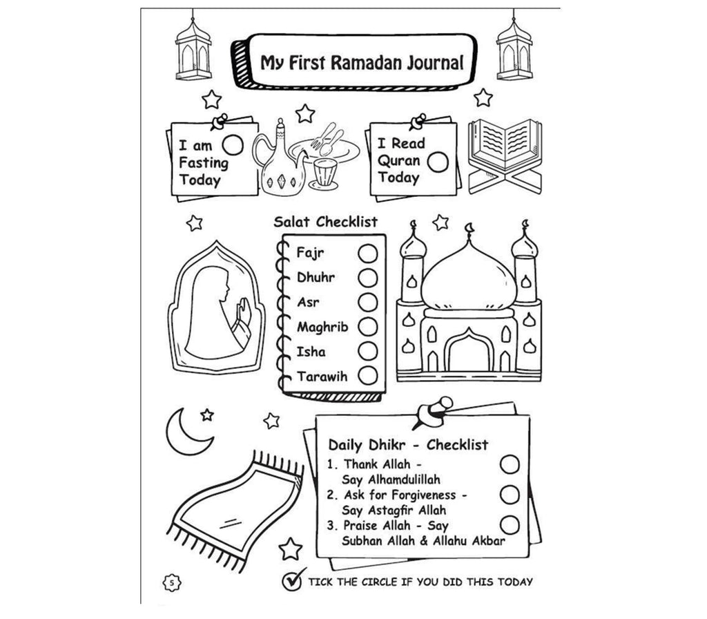 My First Ramadan Journal Ages 5 and up Kube publishing