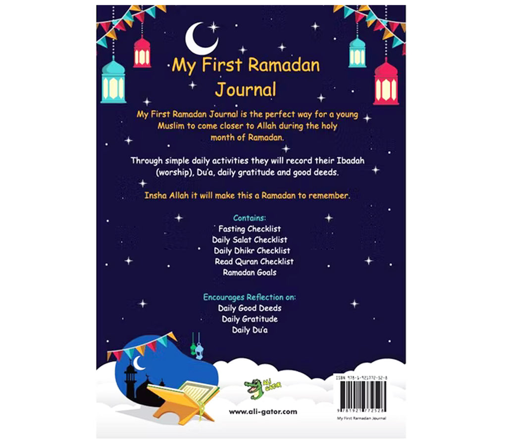 My First Ramadan Journal Ages 5 and up Kube publishing